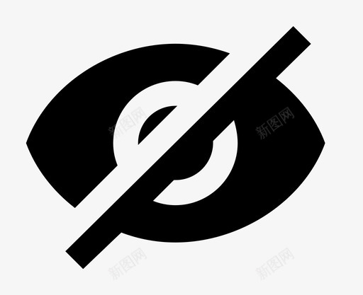 34.隐藏/不可见svg_新图网 https://ixintu.com 34.隐藏/不可见 34.隐藏:不可见