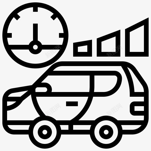 车速表汽车仪表图标svg_新图网 https://ixintu.com 仪表 汽车 汽车维修 车速 转速