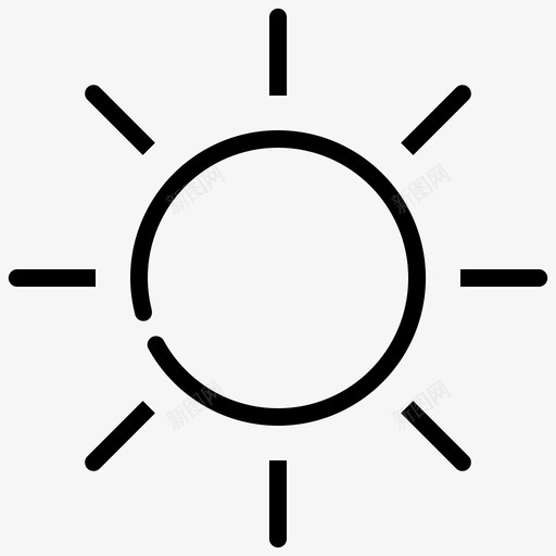 太阳白天禁食图标svg_新图网 https://ixintu.com 太阳 斋月 白天 禁食