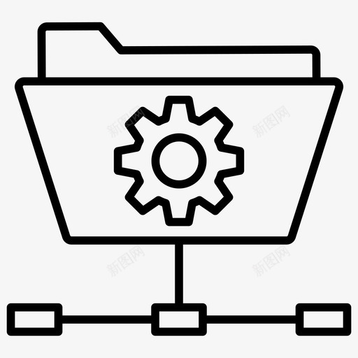 数据文件夹管理数据分发管理数据共享设置图标svg_新图网 https://ixintu.com 共享 分发 图标 控制线 数据 文件 文件夹 管理 设置