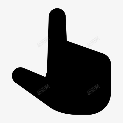 点击光标手指图标svg_新图网 https://ixintu.com 光标 手势 手指 指针 点击