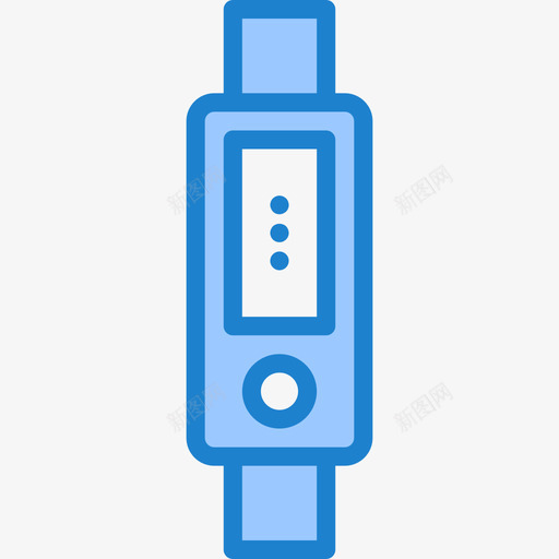 智能手表智能手表3蓝色图标svg_新图网 https://ixintu.com 手表 智能 蓝色