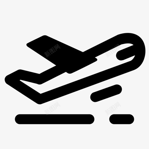 设施_飞机场_iconsvg_新图网 https://ixintu.com 设施_飞机场_icon