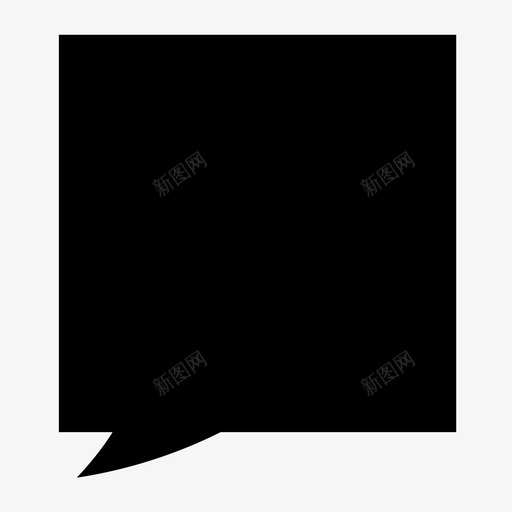 消息气泡框聊天图标svg_新图网 https://ixintu.com 填充 文本 气泡 消息 聊天 语音