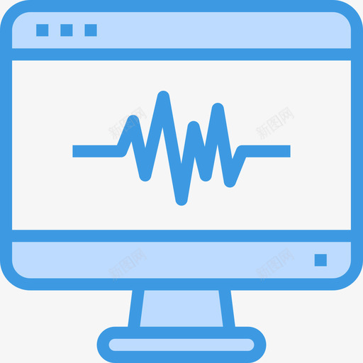 语音识别网站和windows界面蓝色图标svg_新图网 https://ixintu.com windows 界面 网站 蓝色 识别 语音