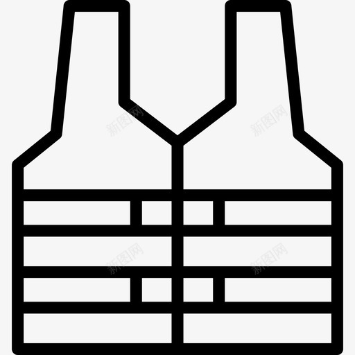 救生衣潜水9直线型图标svg_新图网 https://ixintu.com 救生衣 潜水 直线 线型