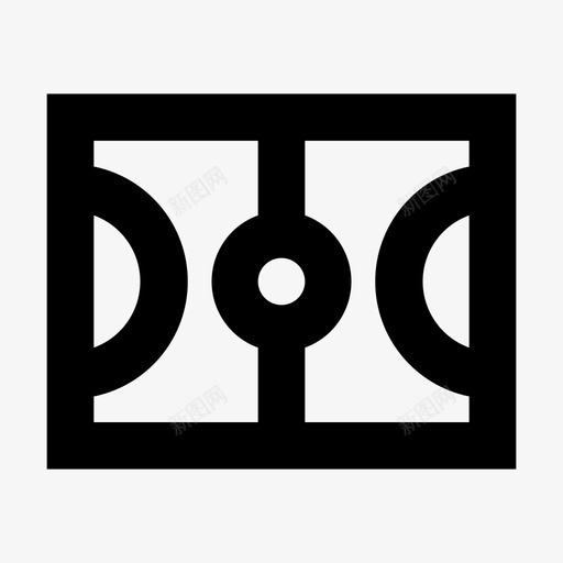 篮球场运动运动线图标svg_新图网 https://ixintu.com 篮球场 运动 运动线