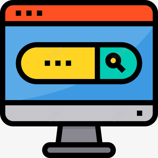 搜索网站和windows界面5线颜色图标svg_新图网 https://ixintu.com windows 搜索 界面 网站 颜色
