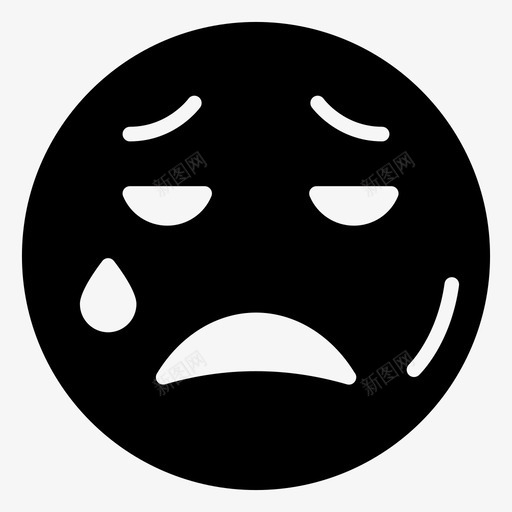 失望表情哭泣表情表情图标svg_新图网 https://ixintu.com 一组 化身 哭泣 图标 失望 悲伤 笑脸 符号 表情
