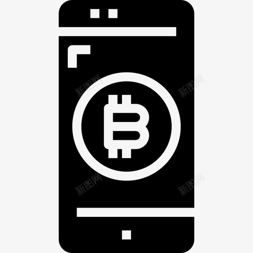 比特币比特币73填充图标svg_新图网 https://ixintu.com 填充 比特币 比特币73