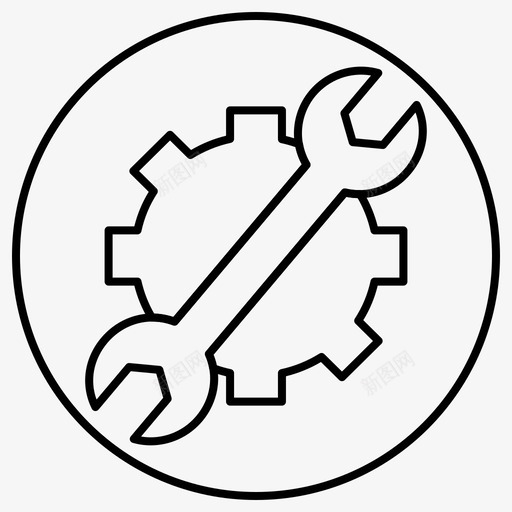 设置修复搜索引擎优化图标svg_新图网 https://ixintu.com 优化 修复 圆圈 工具 搜索引擎 测试 设置 软件