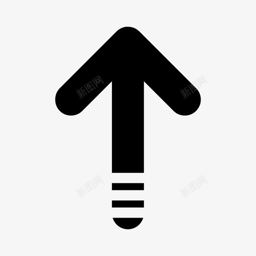 向上箭头上方更新图标svg_新图网 https://ixintu.com 上方 上载 业务营销 向上箭头 更新