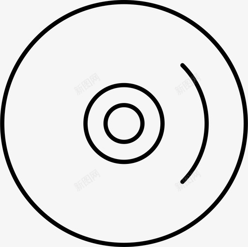 磁盘光盘dj图标svg_新图网 https://ixintu.com dj 光盘 多媒体 娱乐 电子 磁盘 设备
