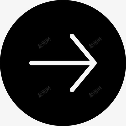 右箭头多媒体控制选项3字形图标svg_新图网 https://ixintu.com 多媒体 字形 控制 箭头 选项