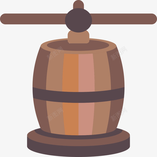压榨蒸馏和酿造3平图标svg_新图网 https://ixintu.com 压榨 蒸馏 酿造