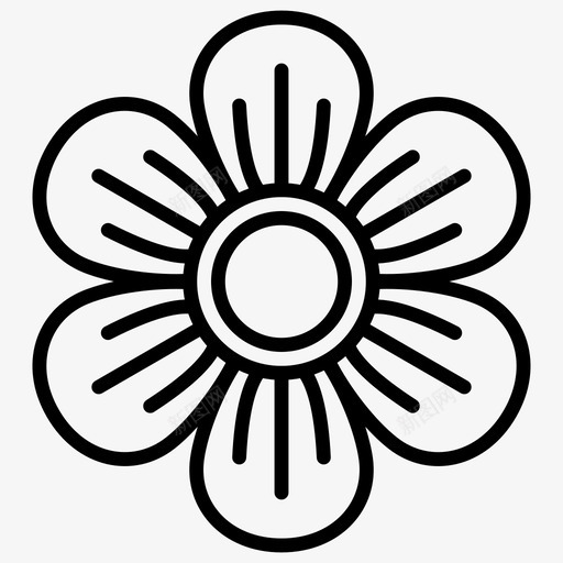 天竺葵花花宇宙图标svg_新图网 https://ixintu.com 天竺 宇宙 春天 自然 葵花