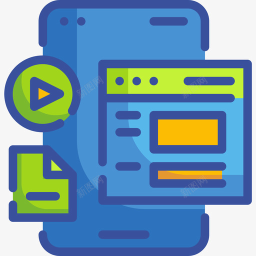 移动搜索引擎优化和网络11线性颜色图标svg_新图网 https://ixintu.com 优化 搜索引擎 移动 线性 网络 颜色
