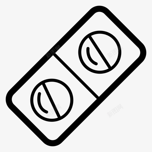 药物健康药片图标svg_新图网 https://ixintu.com 健康 药片 药物