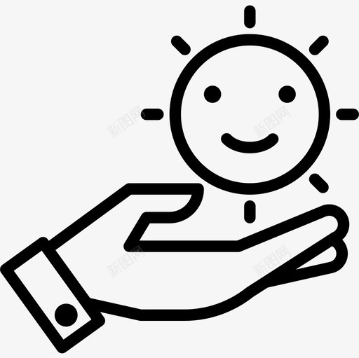 太阳生态学167线性图标svg_新图网 https://ixintu.com 太阳 生态学 线性