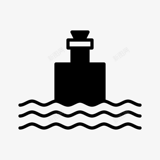 浮标地图海洋图标svg_新图网 https://ixintu.com 地图 浮标 海洋 符号 航海