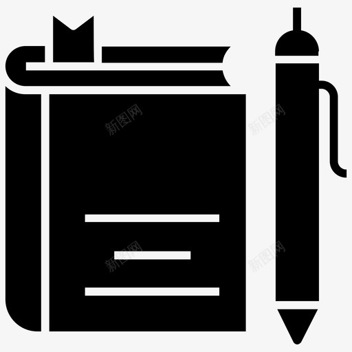 书写本目录日记图标svg_新图网 https://ixintu.com 书写 写本 出版 字形 小说 文件 日记 目录 笔记本 阅读