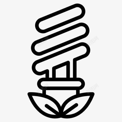 节能生物电生物能源图标svg_新图网 https://ixintu.com 一套能源线矢量图标 可再生能源 有机能源 生态能源 生物电 生物能源 节能