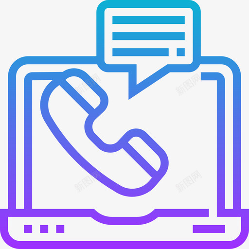 联系方式digitalmarketing108gradient图标svg_新图网 https://ixintu.com digital gradient marketing 联系方式