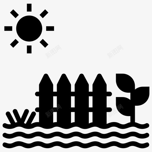 厨房花园围栏家庭花园图标svg_新图网 https://ixintu.com 一套 农业 厨房 围栏 字形 家庭 花园 苗圃 蔬菜