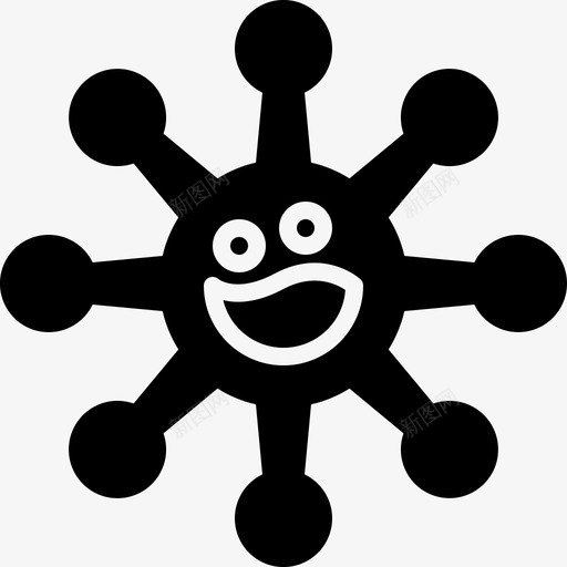 有机体细菌生物学图标svg_新图网 https://ixintu.com 有机体 生物 生物学 细菌 陆上