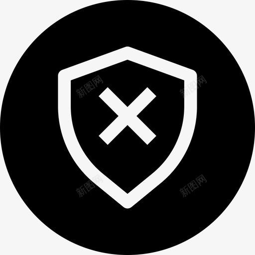 盾牌安全防护图标svg_新图网 https://ixintu.com 安全 徽章 盾牌 防护 防病毒 防盗