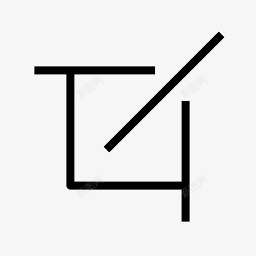 裁剪撰写编辑图标svg_新图网 https://ixintu.com 工具 撰写 用户界面 编辑 裁剪