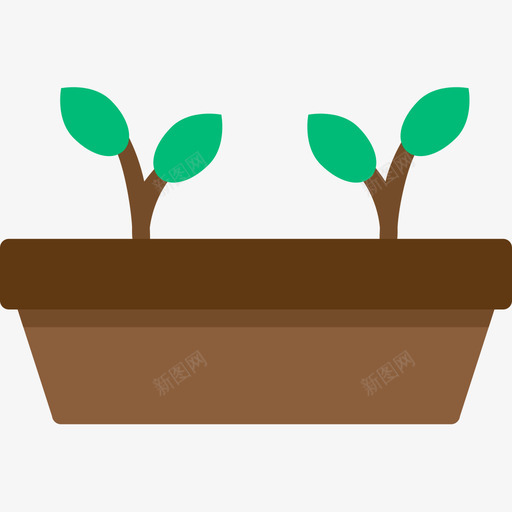 植物花园11平坦图标svg_新图网 https://ixintu.com 平坦 植物 花园11