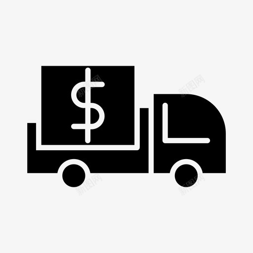 送车货包图标svg_新图网 https://ixintu.com 营销 送车