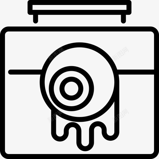 仪式眼球眼睛图标svg_新图网 https://ixintu.com 万圣节 仪式 巫术 眼球 眼睛 魔法
