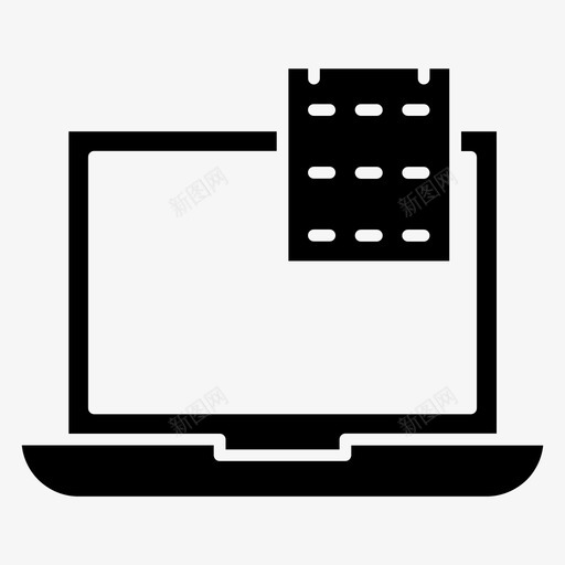 日历笔记本电脑日程活动图标svg_新图网 https://ixintu.com 创新 技术 日历 日程 活动 电脑 笔记本