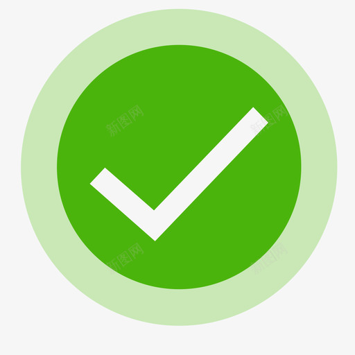 绿色圆圈勾svg_新图网 https://ixintu.com 绿色圆圈勾