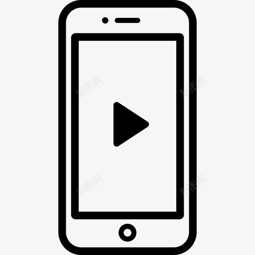手机电影音乐图标svg_新图网 https://ixintu.com 手机 智能 电影 音乐