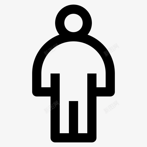 站起来的人业务人图标svg_新图网 https://ixintu.com 业务 来的人 用户 站起 站起来