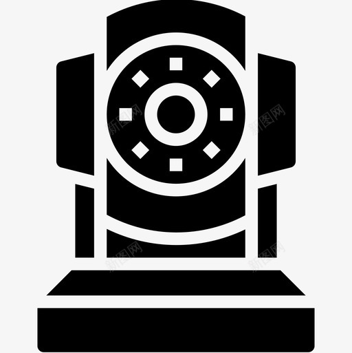 网络摄像头小工具4填充图标svg_新图网 https://ixintu.com 填充 小工 工具 摄像头 网络