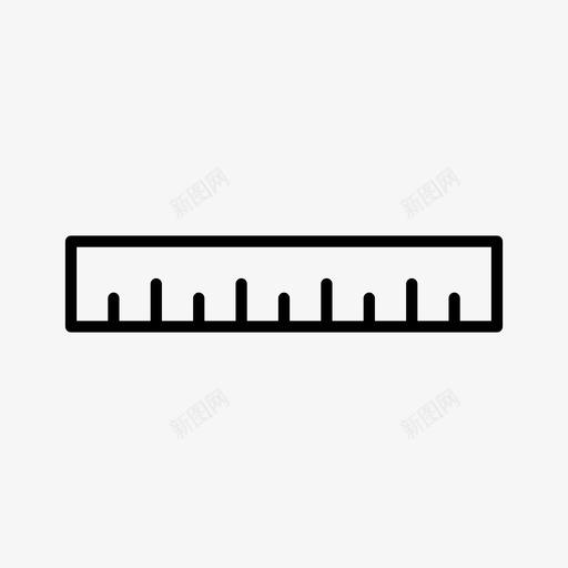 形测量图标svg_新图网 https://ixintu.com 图形 工具 测量 设计