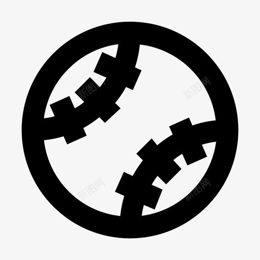 棒球打球运动图标svg_新图网 https://ixintu.com 打球 棒球 运动