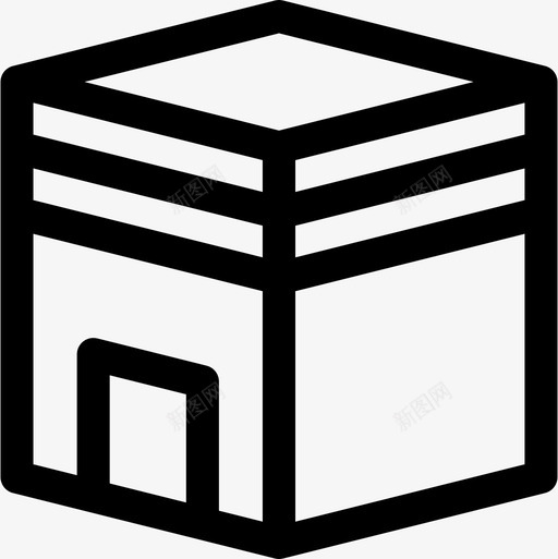 Kaaba穆斯林6直系图标svg_新图网 https://ixintu.com Kaaba 直系 穆斯林6