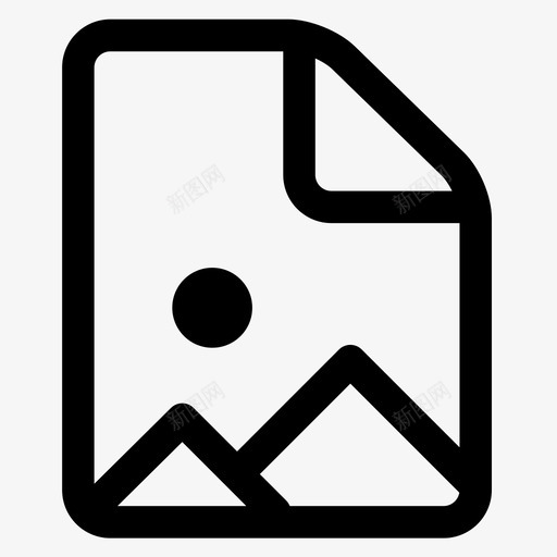 图像文件文档页面图标svg_新图网 https://ixintu.com 图像 文件 文档 纸张 页面