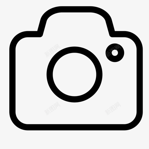 相机小工具装备图标svg_新图网 https://ixintu.com 小工具 工具 摄影 用户概要 相机 装备