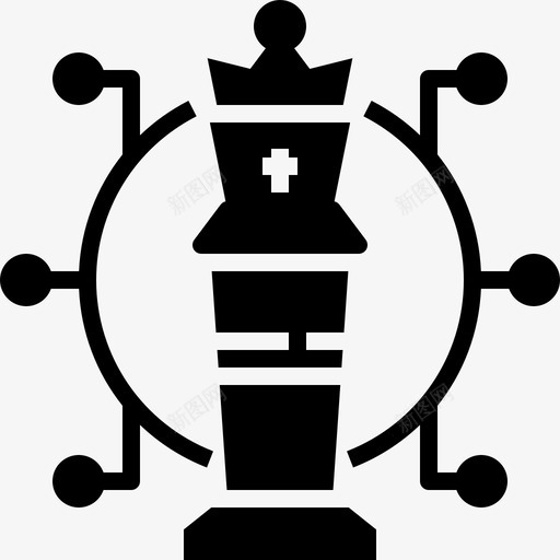 国际象棋博彩管理图标svg_新图网 https://ixintu.com 博彩 国际象棋 塔台 战略 管理