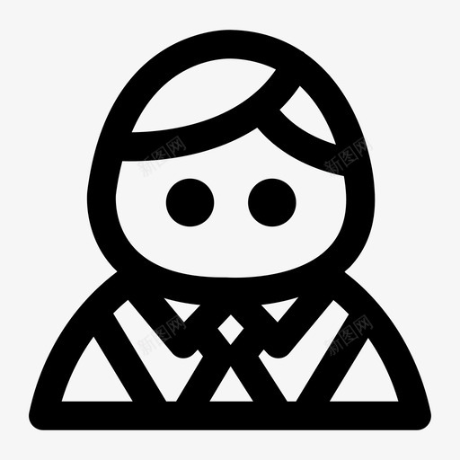 商人经理工人图标svg_新图网 https://ixintu.com 商业金融路线风格 商人 工人 经理