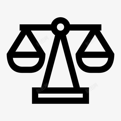 法庭等级平衡等级法官图标svg_新图网 https://ixintu.com 司法 平衡 法官 法庭 法律 等级