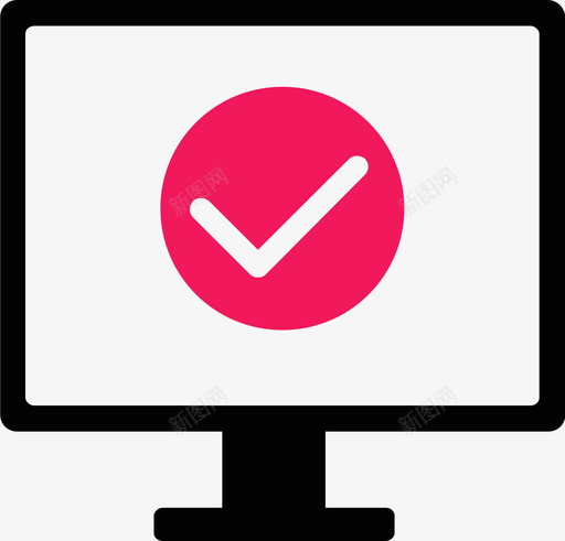 已选中电脑-01svg_新图网 https://ixintu.com 已选中电脑-01