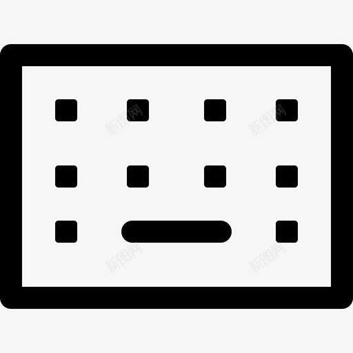 键盘短信打字图标svg_新图网 https://ixintu.com gradak 打字 短信 键盘