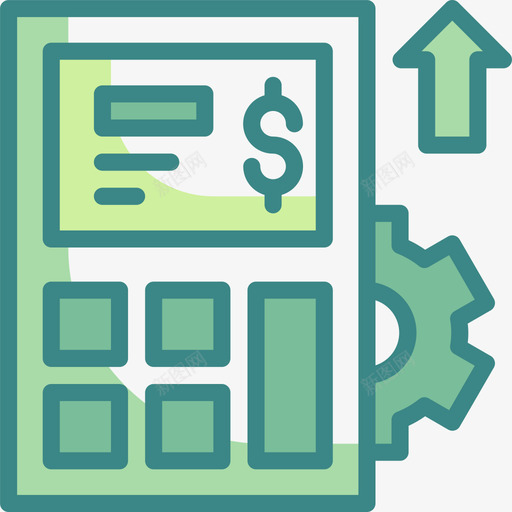计算器fintech12双音图标svg_新图网 https://ixintu.com fintech 双音 计算器
